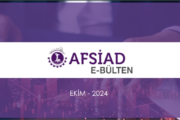 AFSİAD E-BÜLTEN'in YENİ SAYISI YAYINLANDI.